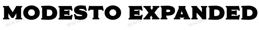 Modesto Expanded字体转换